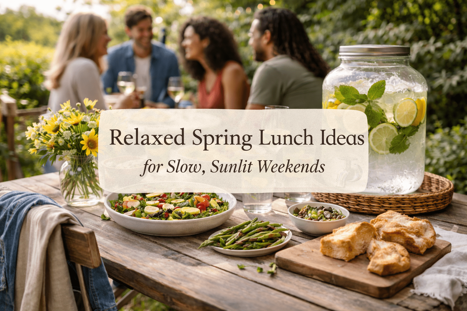 Relaxed Spring Lunch Ideas for Slow, Sunlit Weekends
